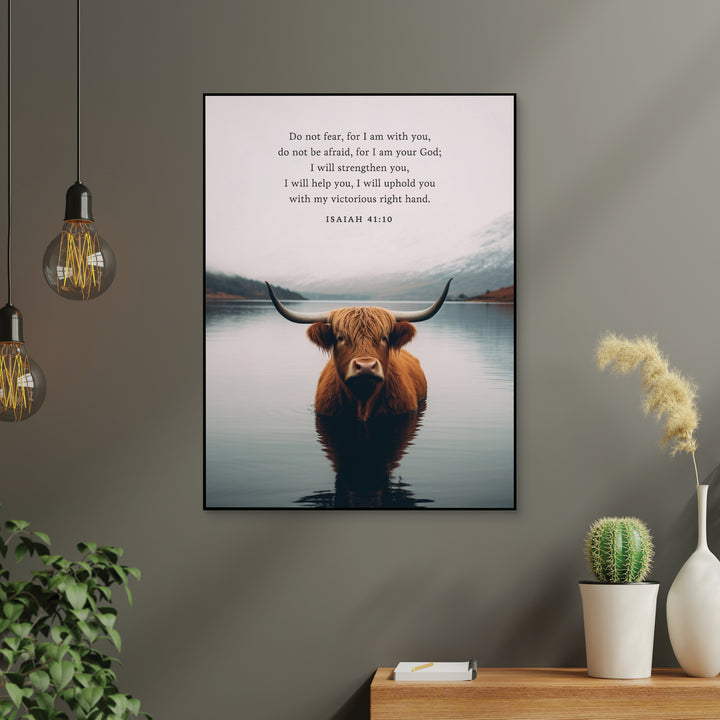 Do Not Fear For I Am With You Printed Art