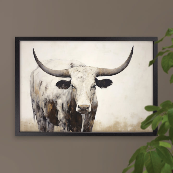 Longhorn Framed Art