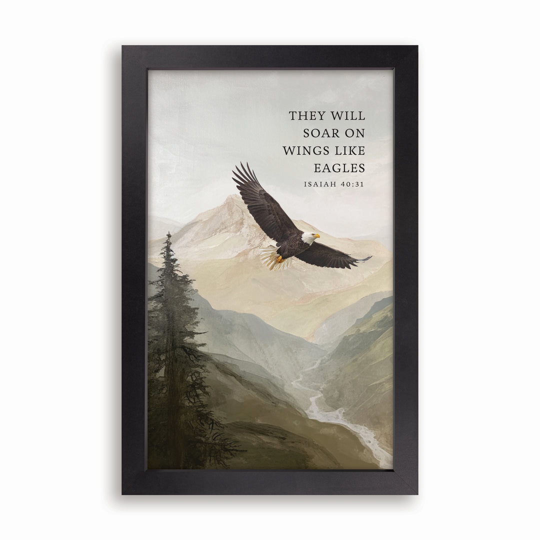 They Will Soar On Wings Like Eagles Framed Art