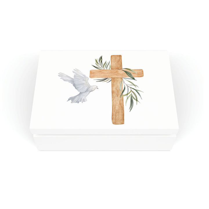 Cross And Dove Prayer Box