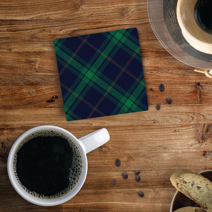 Red & Green Plaid Coaster