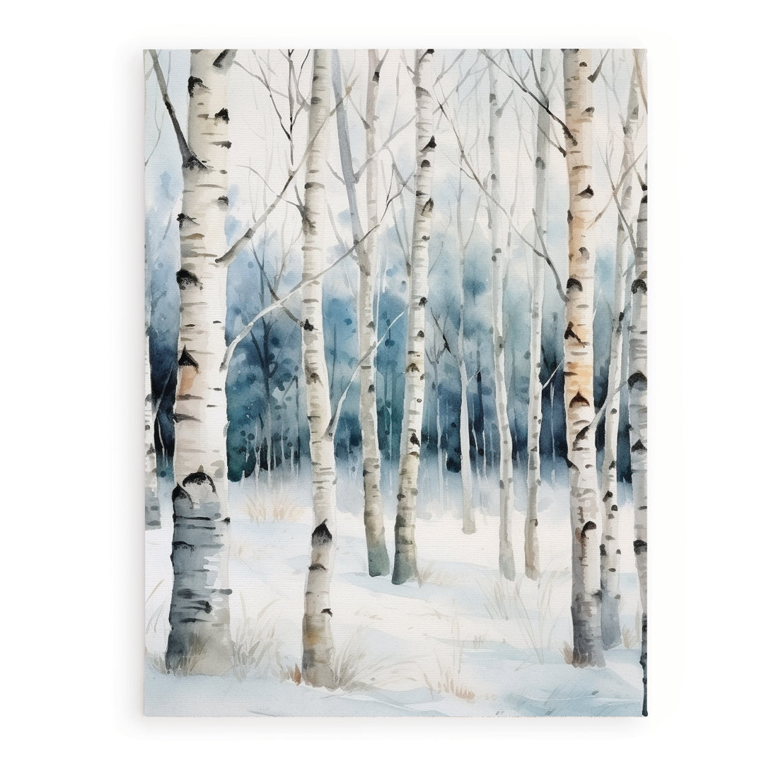 Winter Birches Canvas