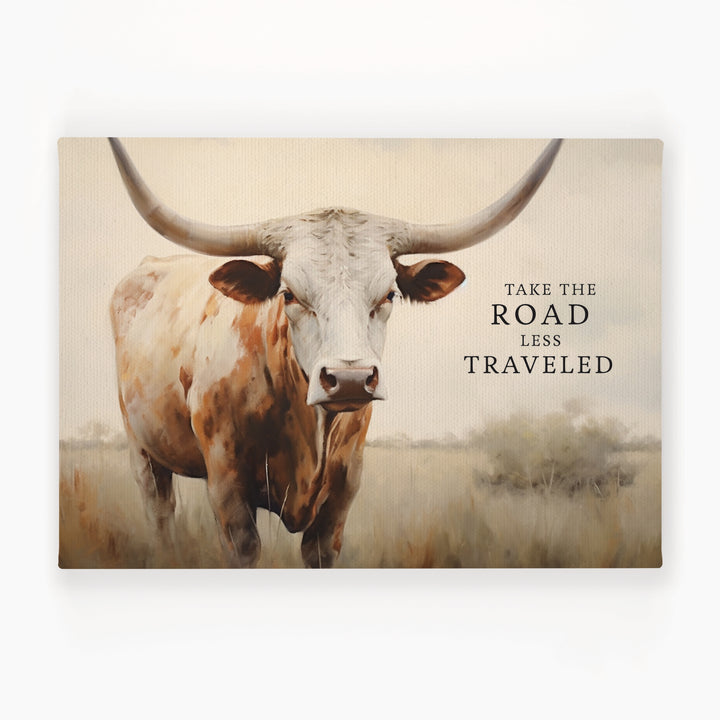 Take The Road Less Traveled Canvas