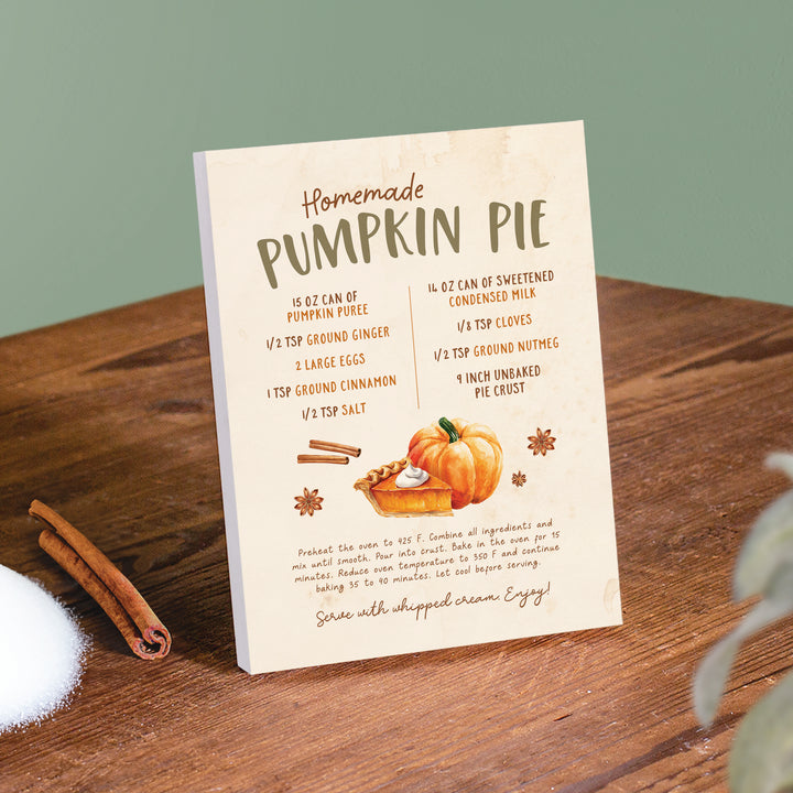 Pumpkin Pie Ornate Décor