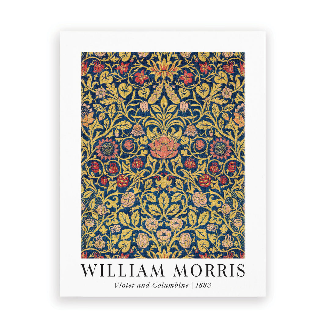 William Morris Violet And Columbine 1883 Ornate Table Décor