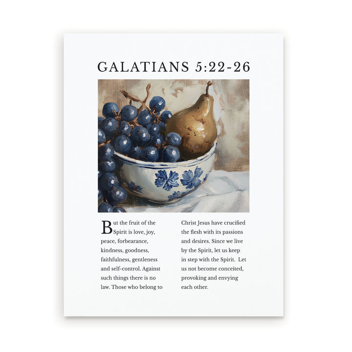 Galatians 5:22-24 Ornate Tabletop Décor