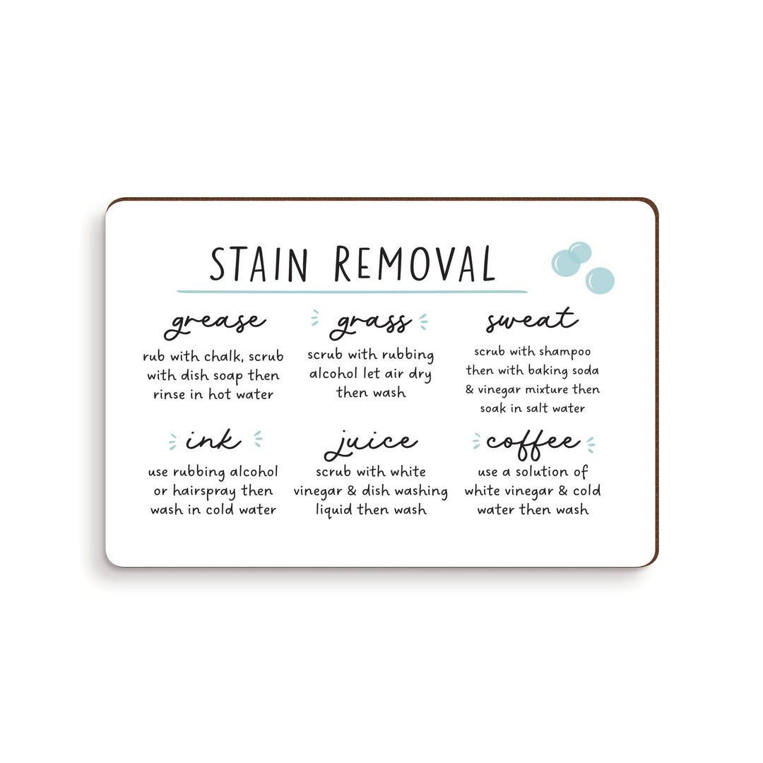 Stain Removal Guide Magnet