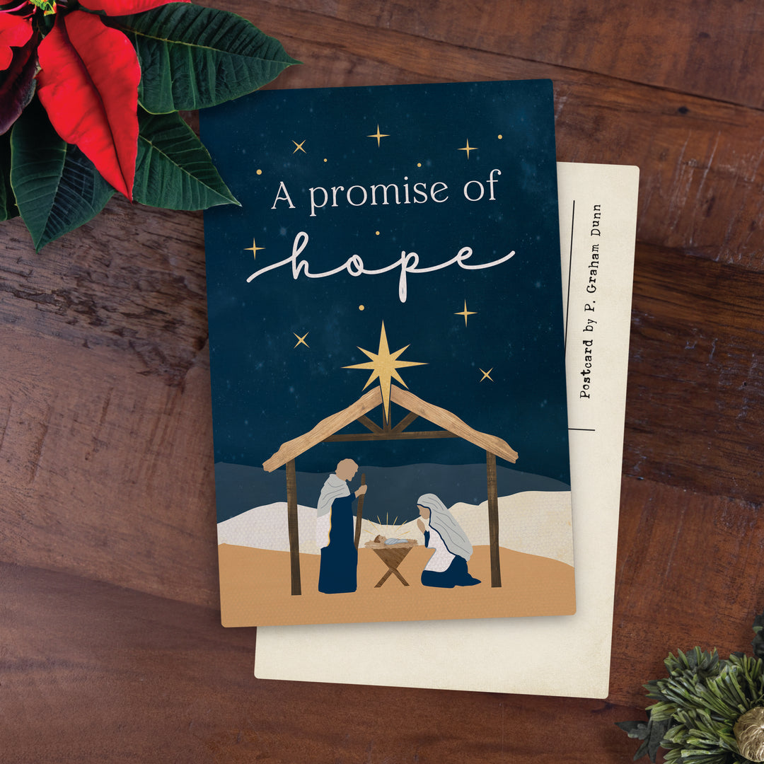 A Promise Of Hope Wooden Postcard