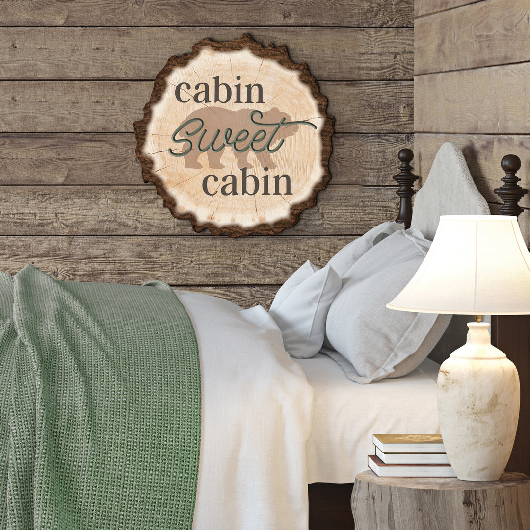 **Cabin Sweet Cabin Barky Sign