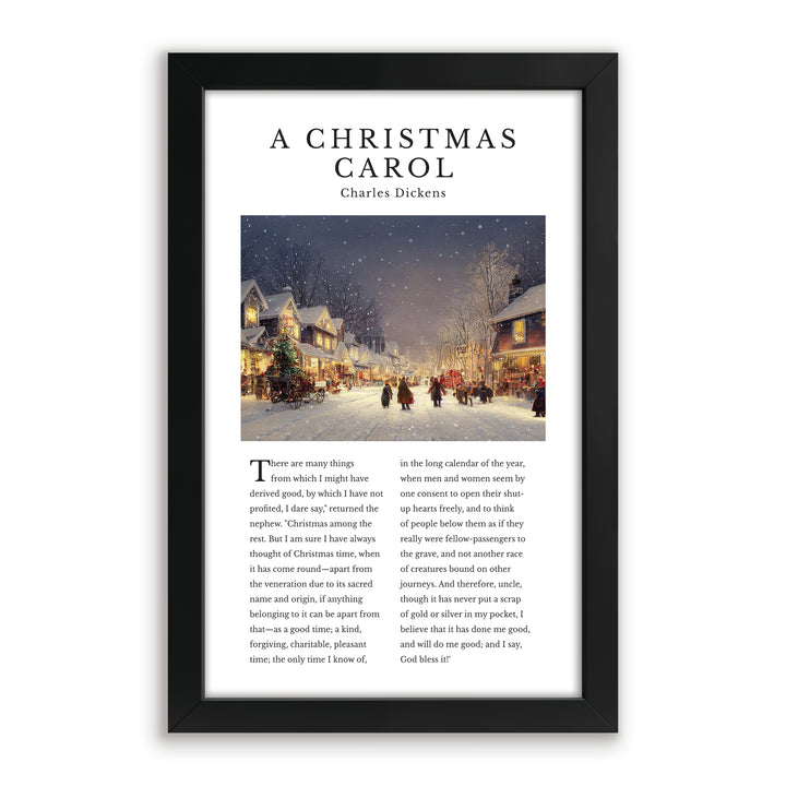 "There Are Many Things…" A Christmas Carol Framed Art