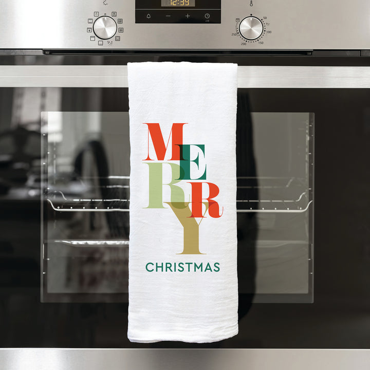 Merry Christmas Tea Towel