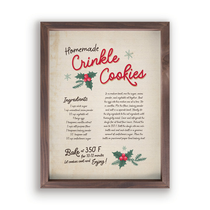 Crinkle Cookies Framed Art