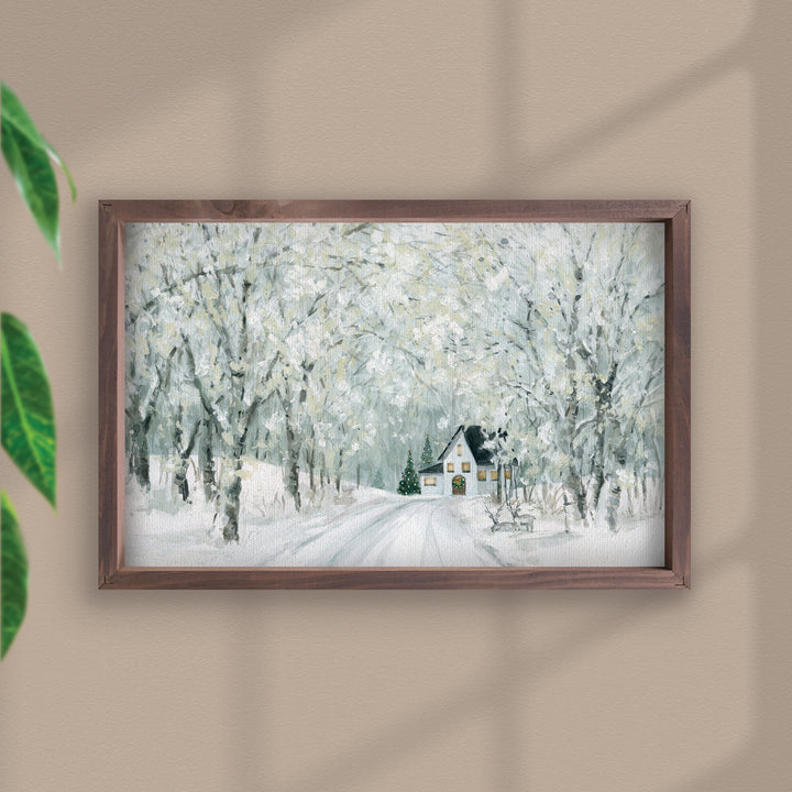 Winter Scene Framed Art