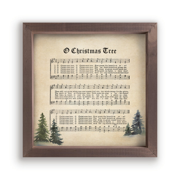 O Christmas Tree Framed Art