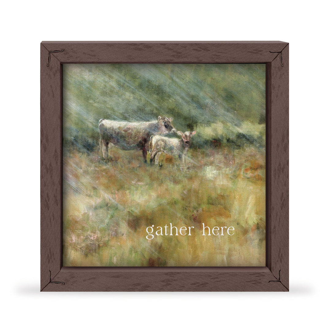 Gather Here Framed Art