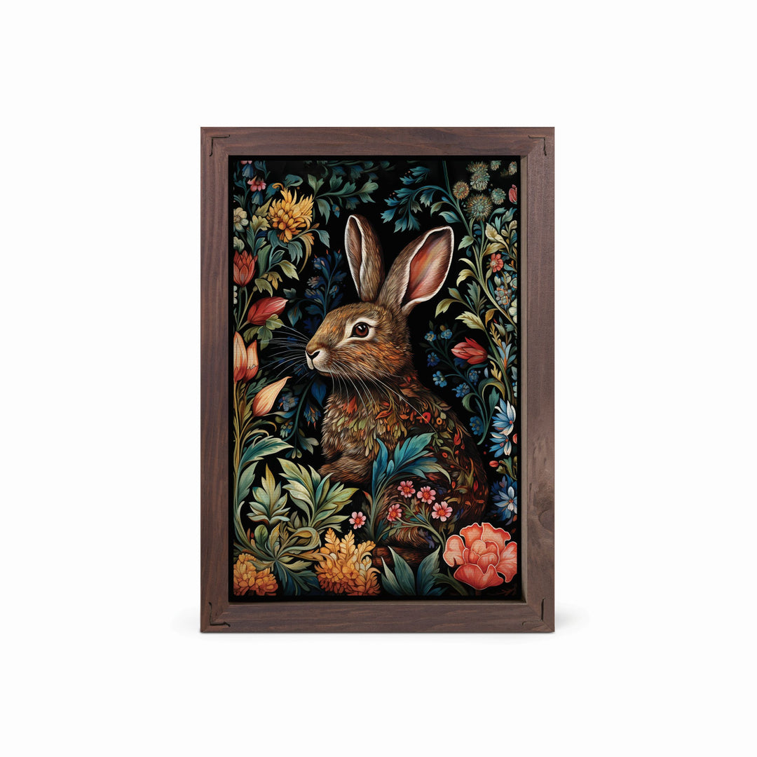 Rabbit Framed Linen