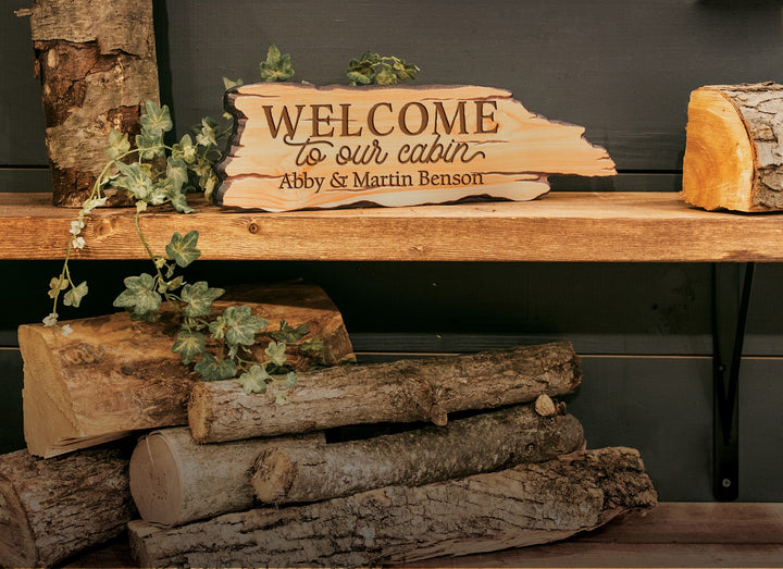 Personalized Faux Wood Sign