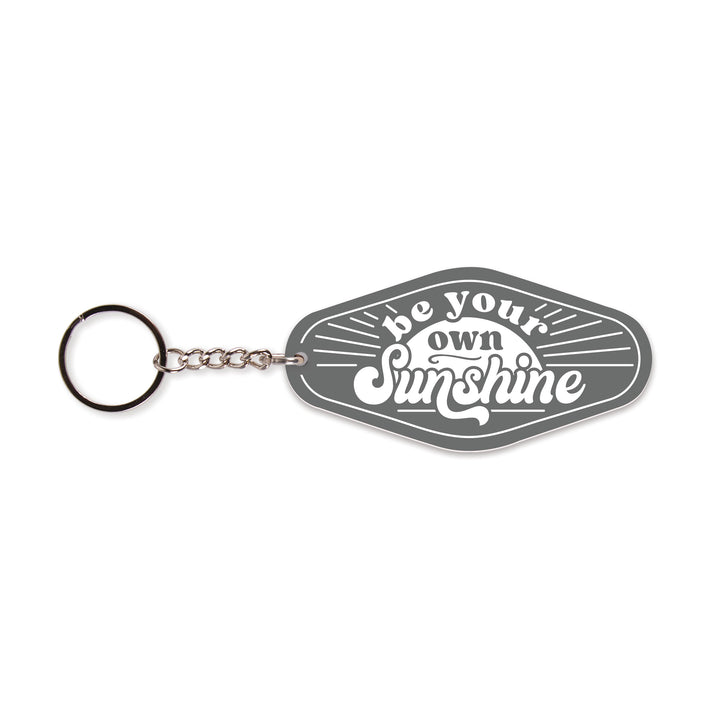 **Be Your Own Sunshine Vintage Engraved Key Chain