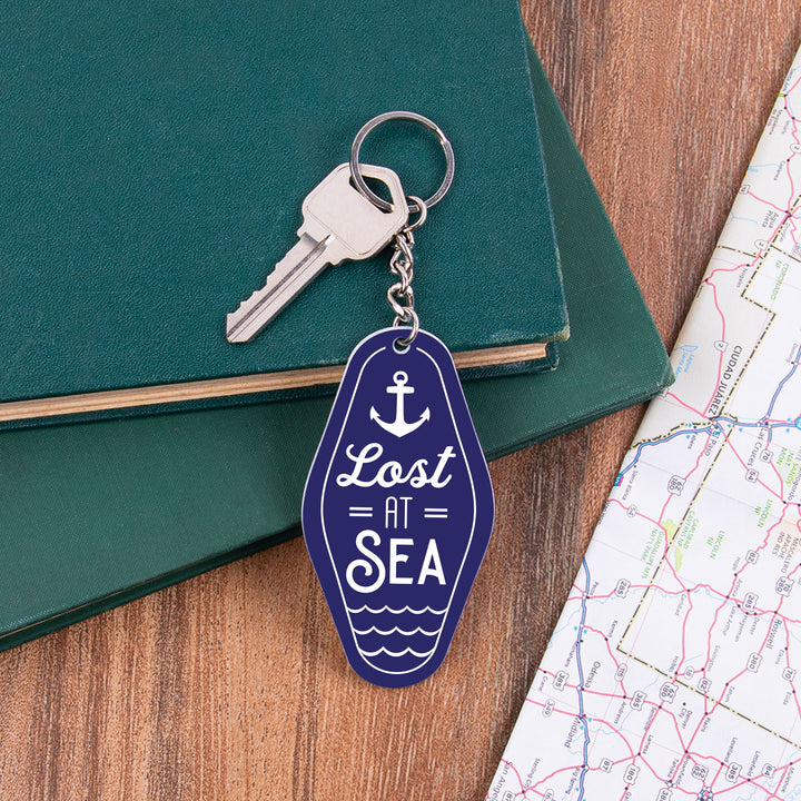 **Lost at Sea Vintage Engraved Key Chain