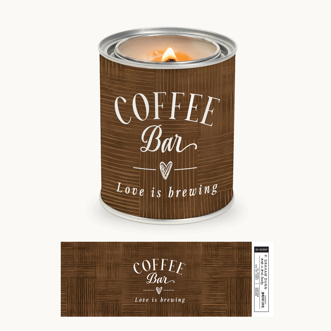 *Coffee Bar Love Is Brewing Candle