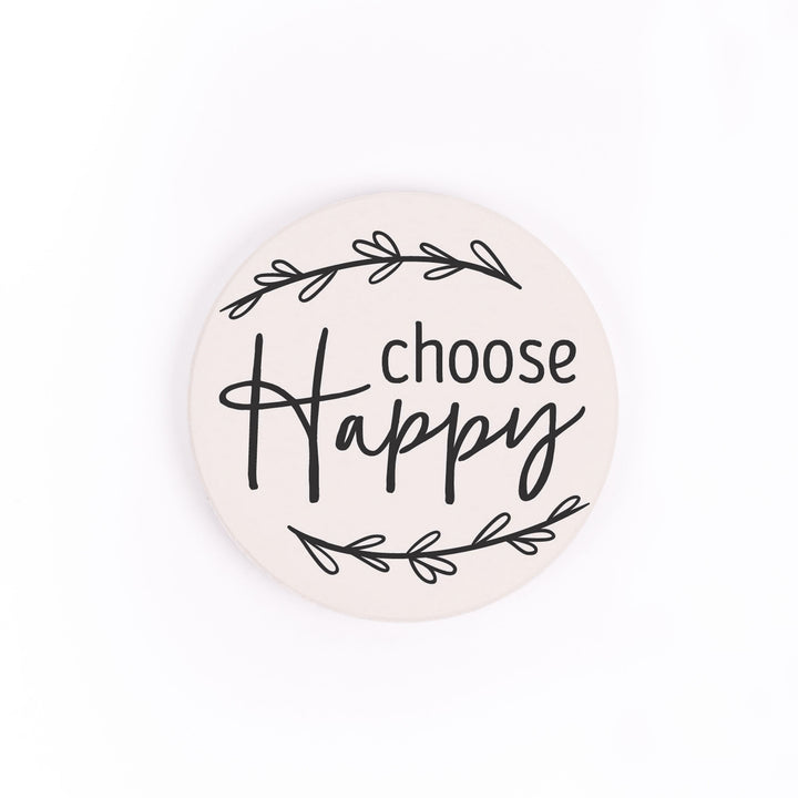 Choose Happy Car Coaster