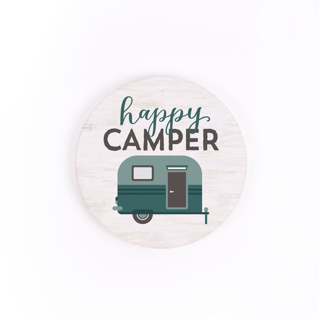 **Happy Camper Car Coaster