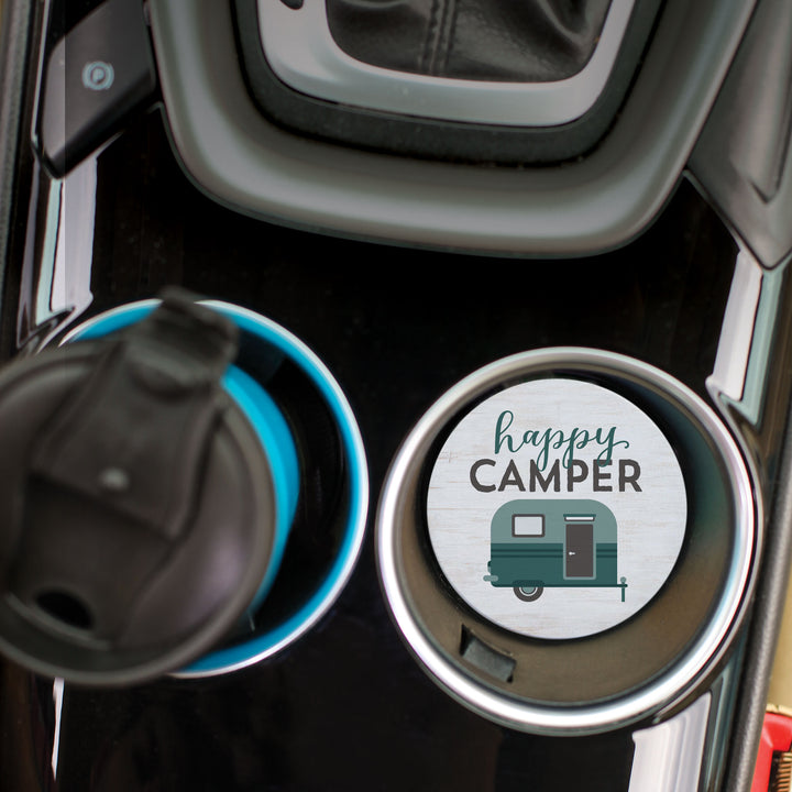 **Happy Camper Car Coaster