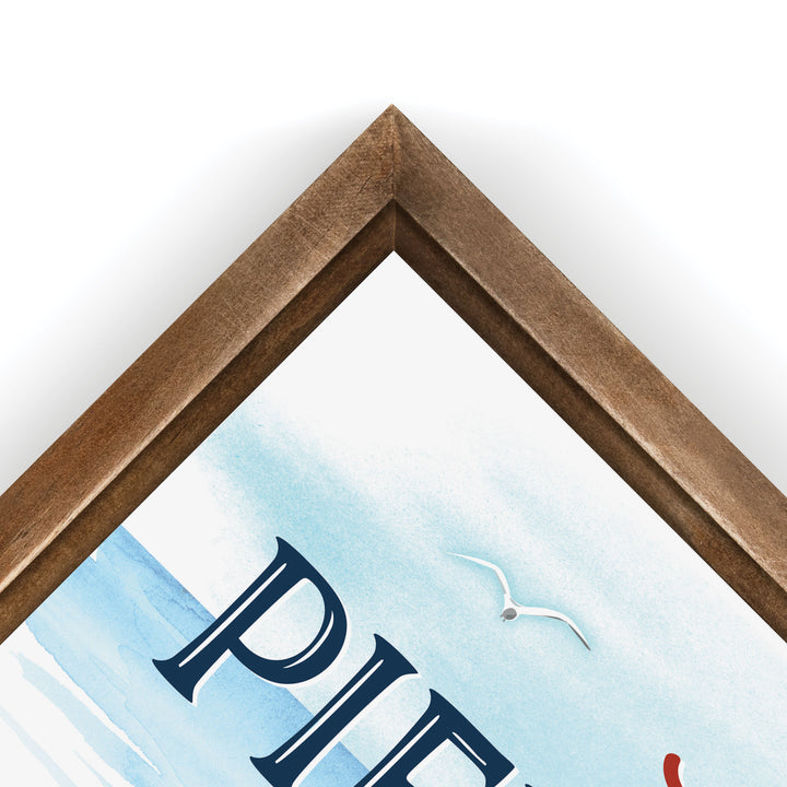 **Give in to Pier Pressure Framed Art
