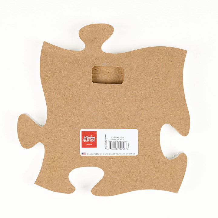 **This Is Our Happy Place Mini Puzzle Piece Décor