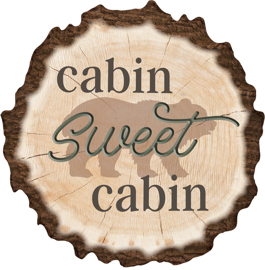 **Cabin Sweet Cabin Barky Sign