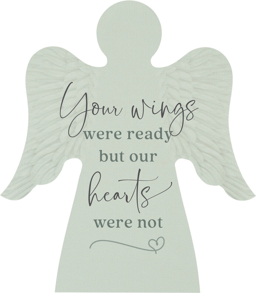 Your Wings Were Ready But Our Hearts Were Not Angel Shape Décor