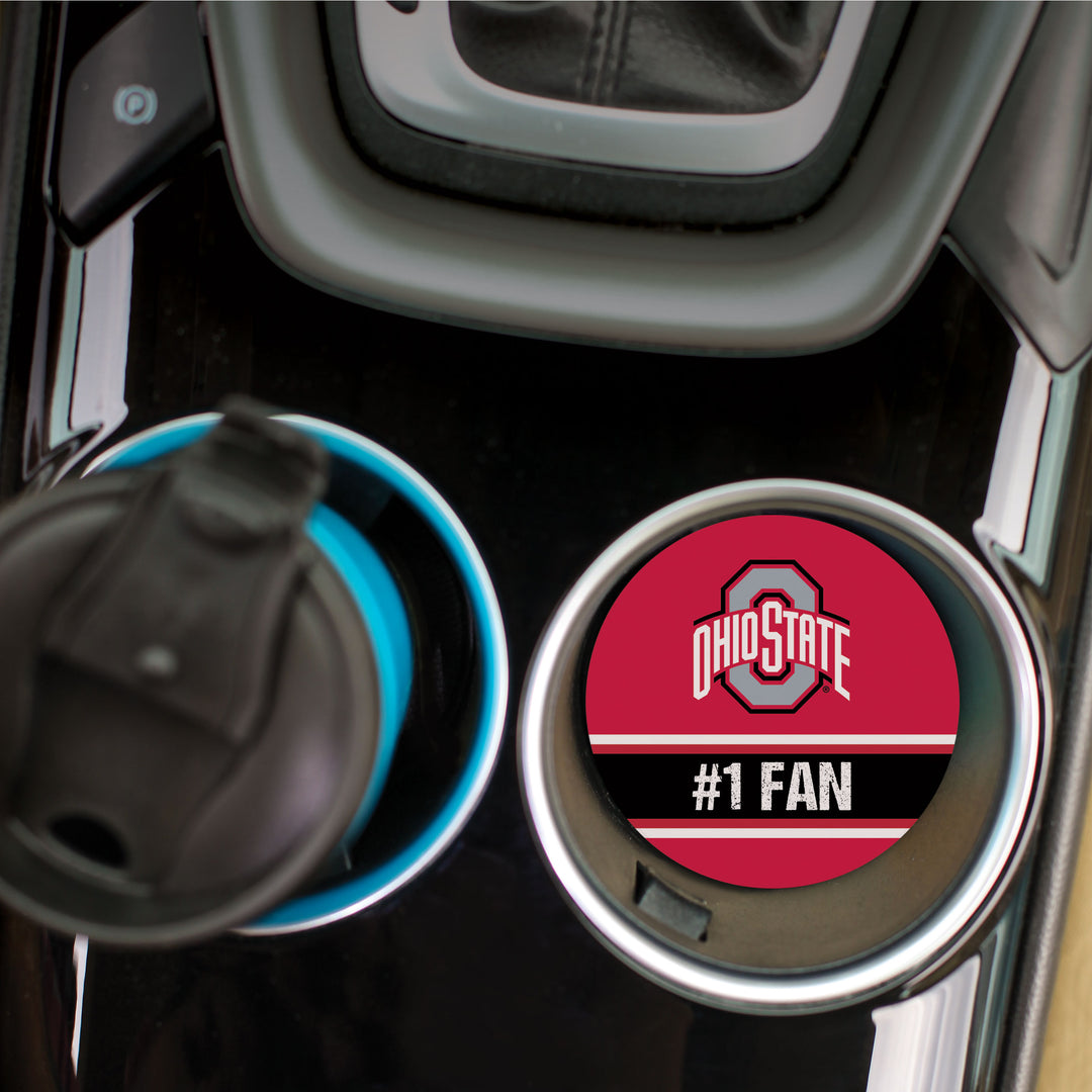 *#1 Fan - The Ohio State University Car Coaster
